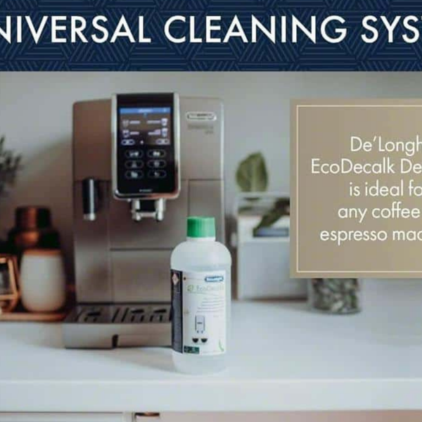 DeLonghi EcoDecalk Descaler 500 ml – Universal Coffee Machine Cleaning Solution