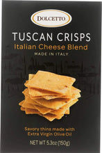 Dolcetto Tuscan Crisps Italian Cheese Blend 5.3oz Box