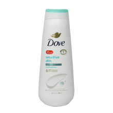Dove Sensitive Skin Hypoallergenic Body Wash 23 fl oz front bottle