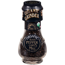 Drogheria & Alimentari Organic Black Pepper Corns Mill 1.58 oz - USDA organic pepper grinder