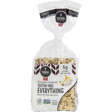 Sigdal Bakeri Gluten Free Everything Norwegian Crispbread | Baked with Garlic & Onion | Non GMO, Vegan, Sugar Free, High Fiber, Low Carbs, High Protein | 8.29 oz (235g) (Pack of 1)