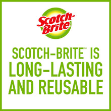 Scotch-Brite Stainless Steel Scrubbers, Durable, Ideal for Uncoated Cookware, 16 Scrubbers