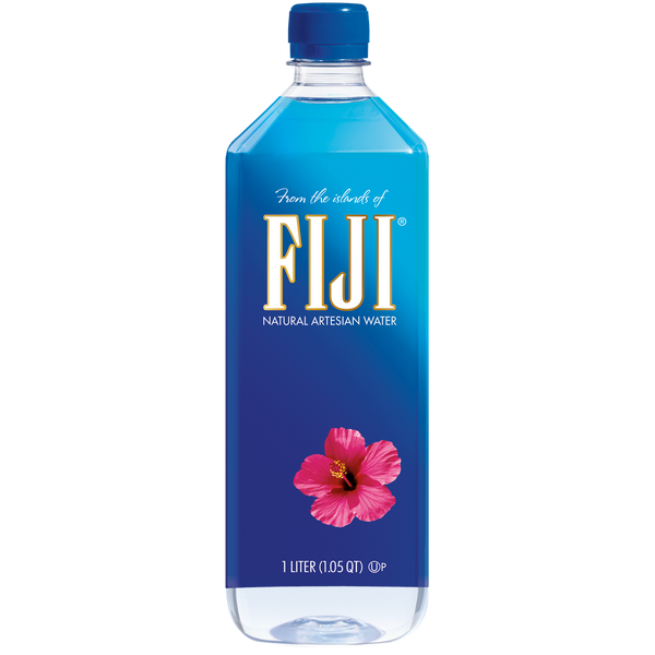 FIJI Natural Artesian Bottled Water 33.8 Fl oz /  1 L