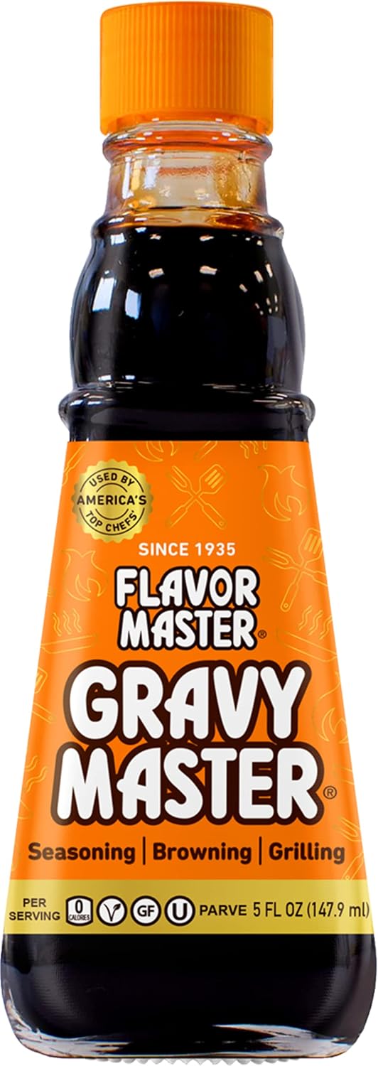 Bottle of Flavor Master Gravy Master seasoning for browning and grilling