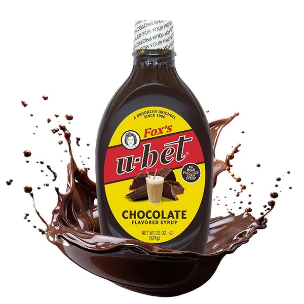 Fox's U-Bet Chocolate Flavored Syrup, 22 oz (624g) — A Brooklyn Original Since 1900