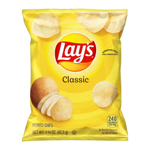 Lay's Classic Potato Chips 1.5 oz - original individual snack bag