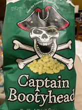 Captain Bootyhead Spinach & Kale Puffed Rice & Corn, 4 oz bag - front