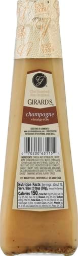 Girard's Champagne Vinaigrette nutrition facts and ingredients