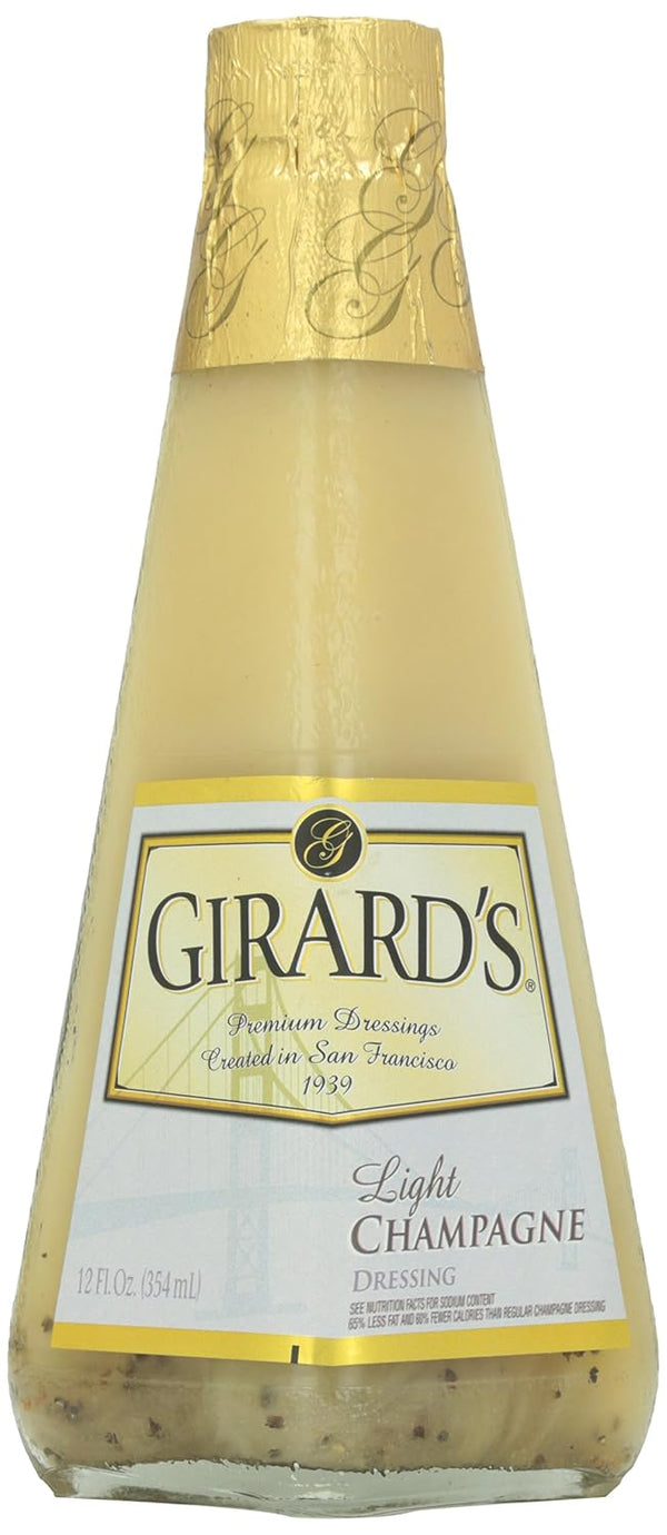 Girard's Light Champagne Dressing bottle, alternate label