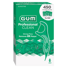 GUM Professional Clean Mint Floss Picks 450 count value pack