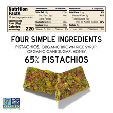 South Forty Pistachio Bar Nutrition Facts - 4 Ingredients, Non-GMO Verified