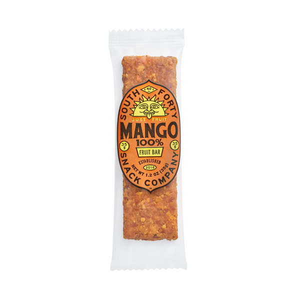 South Forty Mango Fruit Bar 1.2 oz - 100% Mangoes, Just One Ingredient