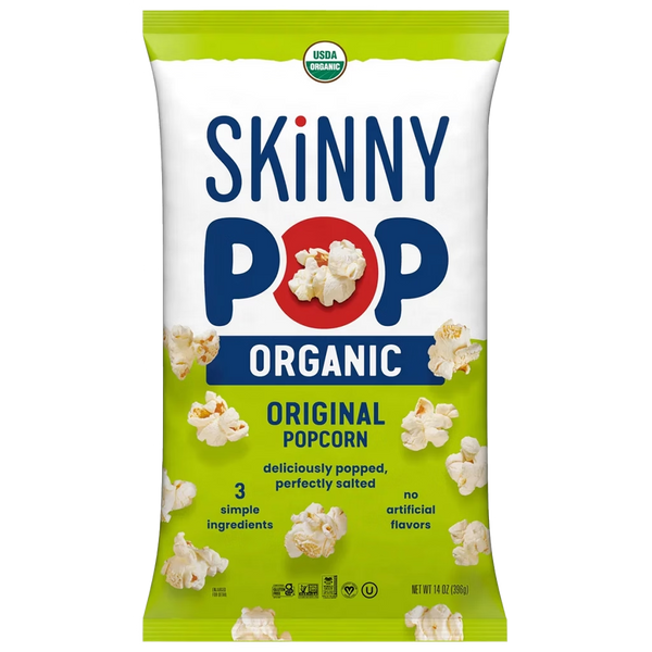 SkinnyPop Organic Original Popcorn 14 oz — 3 Simple Ingredients