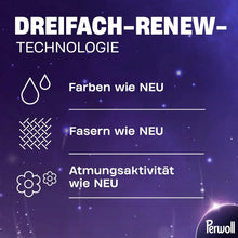Perwoll Dreifach-Renew-Technologie: Colors, fibers, breathability like new