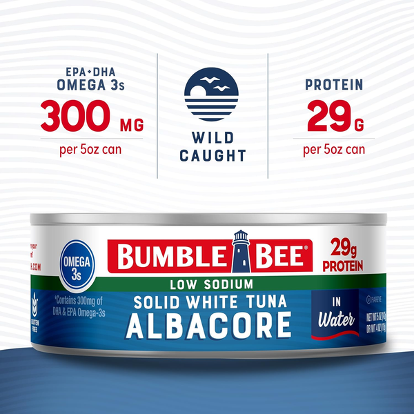 Bumble Bee Low Sodium Solid White Albacore Tuna in Water 5 oz