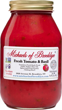 Michaels of Brooklyn Fresh Tomato & Basil Sauce 32 oz — Non-GMO, Gluten Free