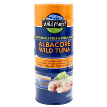 Wild Planet Albacore Wild Tuna can, sustainably caught, healthy grocery product