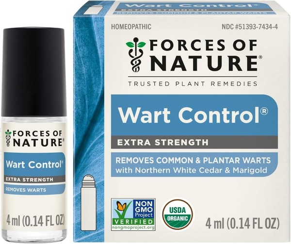 Forces of Nature Wart Control homeopathic extra strength organic wart remover 4ml