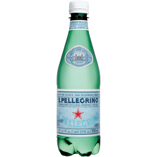 S.Pellegrino Sparkling Natural Mineral Water, 500mL Bottles