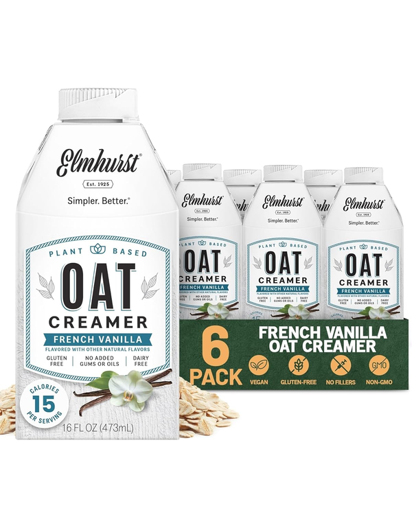 Elmhurst 1925 Oat Creamer French Vanilla – 16 oz