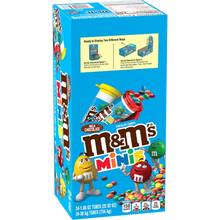 M&M's Minis Milk Chocolate Candies 24-Tube Box, 25.92 oz