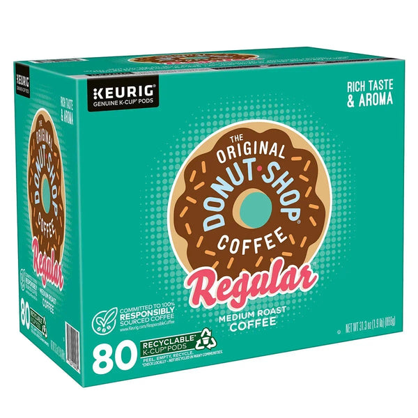 The Original Donut Shop Regular Medium Roast K-Cup Coffee Pods, 80 CT - Real Prime Deals