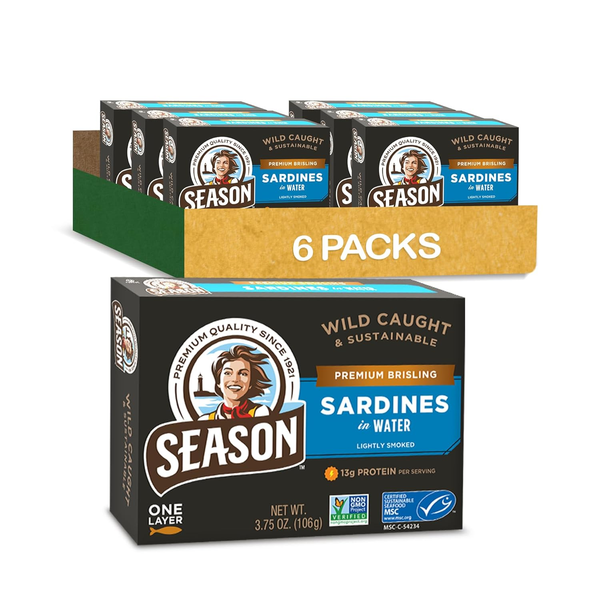 Sardines Sprats Premium Season à l'eau – 106 g