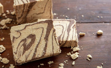 Macedonian Halva with Cocoa 17.6 oz | Haitoglou Since 1924