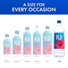 Fiji Natural Artesian Water bottles in various sizes from 330mL to 1.5L, perfect for every occasion