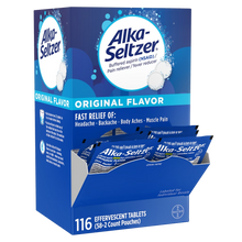 Alka-Seltzer Original Flavor 116 Effervescent Tablets (58 Pouches)