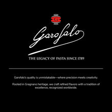 Garofalo pasta logo, legacy since 1789, premium imported pasta brand