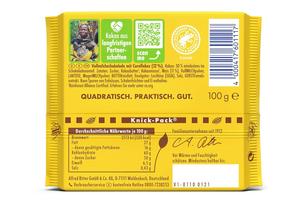 Ritter Sport Knusperflakes Milk Chocolate with Cornflakes, 3.53 oz (100g)