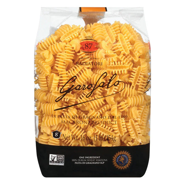 Garofalo Radiatori pasta, Italian durum wheat macaroni, 16 oz, Non-GMO verified, IGP certified