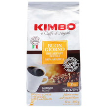 Kimbo Buon Giorno Breakfast Blend 100% Arabica ground coffee 12 oz bag, medium roast