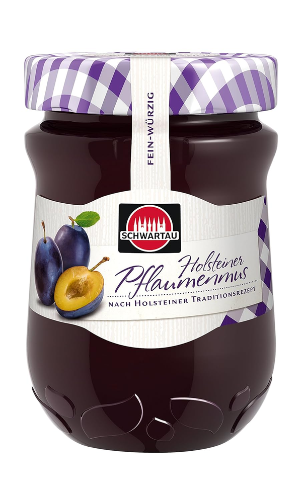 Schwartau Holsteiner Pflaumenmus Plum Butter 11.64 oz (330g) | Traditional German Recipe