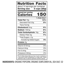 SkinnyPop Organic Original Popcorn 14 oz — 3 Simple Ingredients
