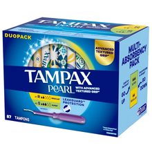 Tampax Pearl Duopack Tampons Regular & Super Unscented 87 ct