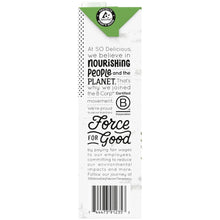 SO Delicious dairy-free beverage carton with B Corp certification, eco-friendly Tetra Pak packaging