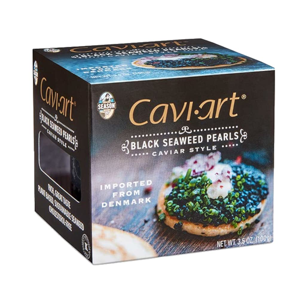 Cavi-Art Perles d'algues noires Façon Caviar – 100g