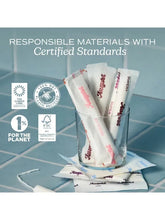 August Unscented Organic Tampons Super & Super+ 16 Count - package contents view