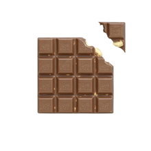 Ritter Sport Milk Chocolate with Whole Hazelnuts, 3.52 oz (100g)