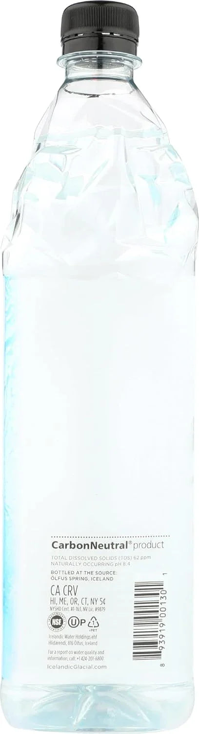 Icelandic Glacial Spring Water 33.8 fl oz PET | pH 8.4