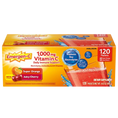 Emergen-C 1000mg Vitamin C immune support drink mix, Super Orange & Juicy Cherry flavors, 120 packets