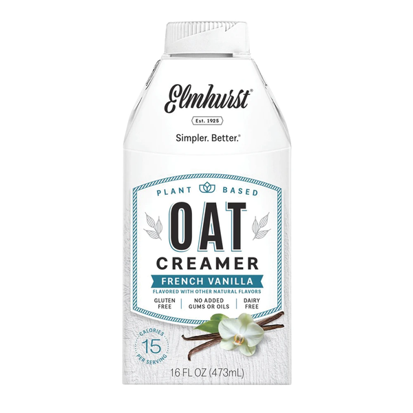 Elmhurst 1925 Oat Creamer French Vanilla – 16 oz