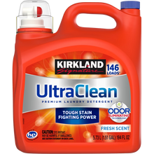 Kirkland Signature UltraClean Premium Laundry Detergent Fresh Scent 194 fl oz 146 Loads