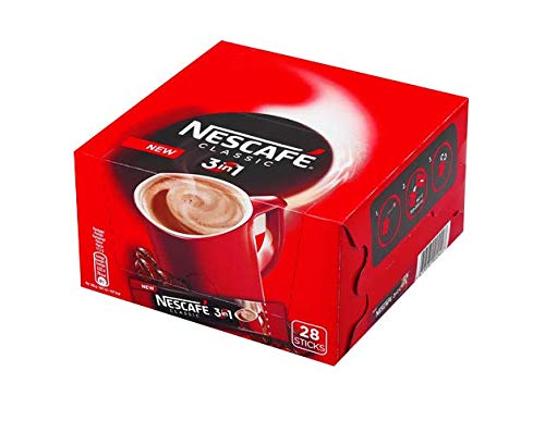 Nescafé Classic 3in1 Instant Coffee Mix, New Recipe, 28 Sticks x 16.5g
