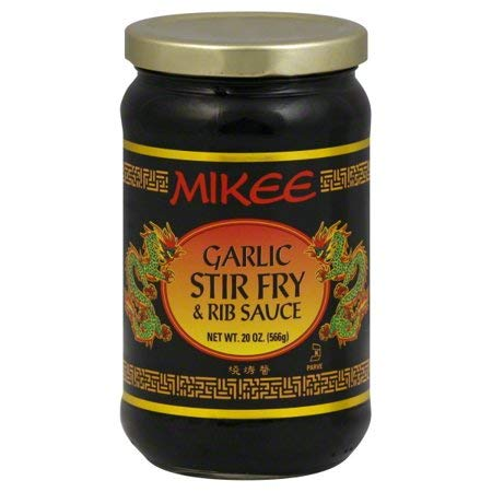 Mikee Garlic Stir Fry & Rib Sauce 20 oz - Gluten Free, Kosher Parve