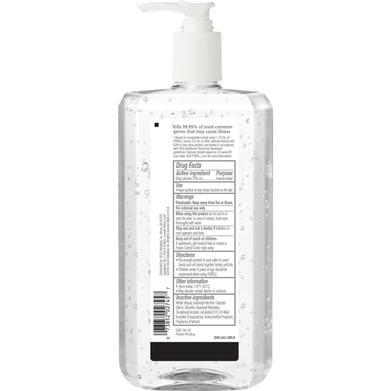 Purell Advanced Hand Sanitizer Refreshing Gel 33.8 fl oz (1L)
