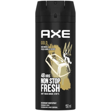 AXE Gold Deodorant Body Spray, Oud Wood & Fresh Vanilla, 5.07 fl oz (150ml)