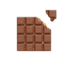 Ritter Sport Milk Chocolate with Whole Almonds, 3.52 oz (100g)
